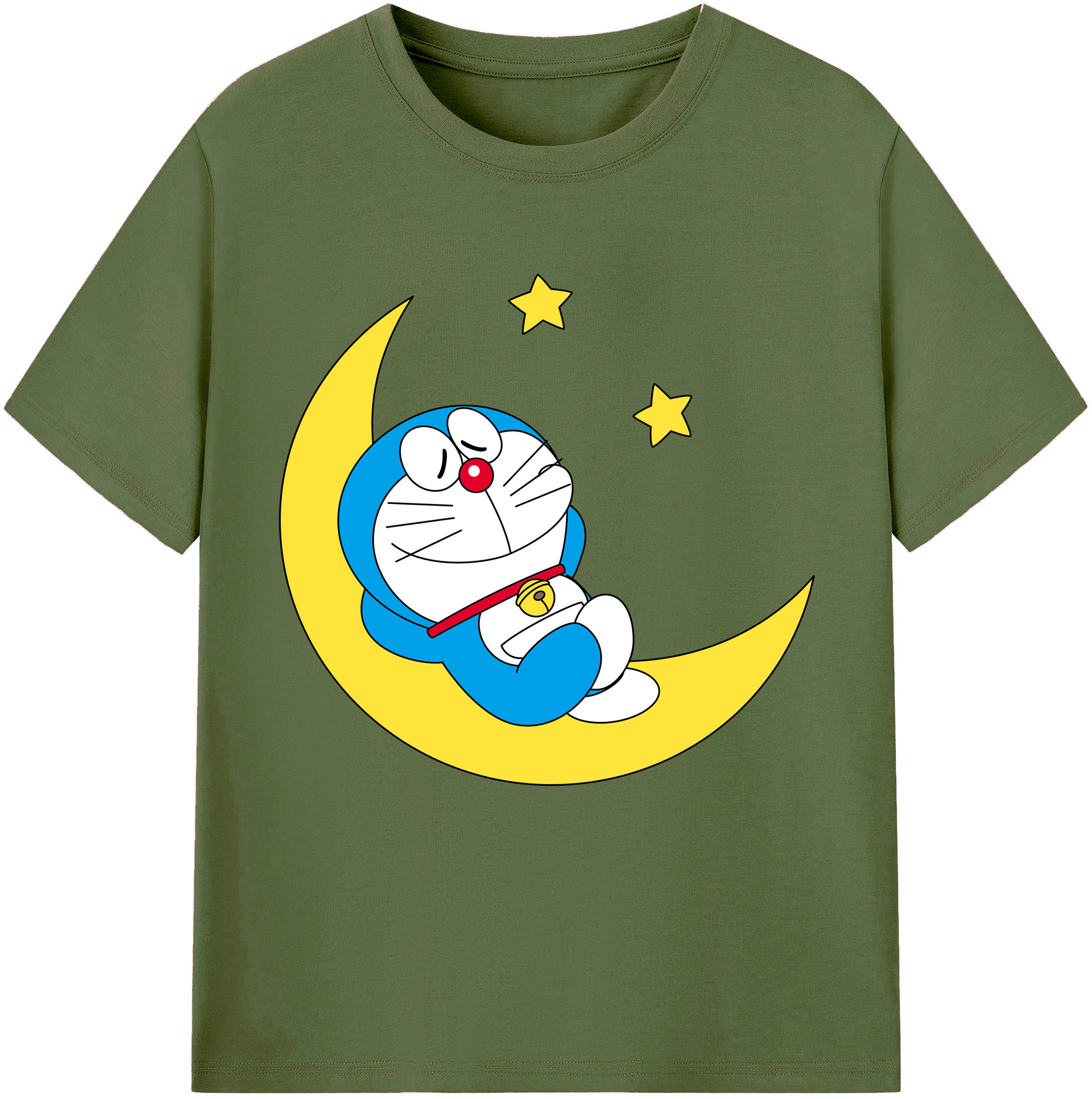 （画像用） ドラえもん Doraemon 綿100％半袖Tシャツ（フロントプリント）